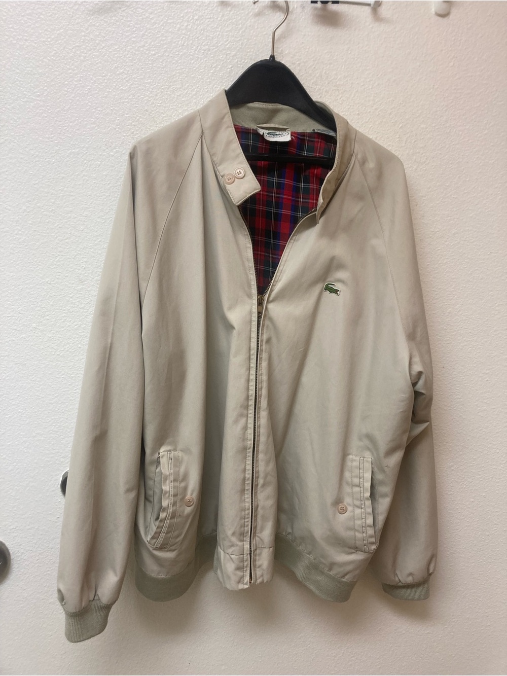 IZOD LACOSTE Men’s Harrington Bomber Style Light Jacket (XL)